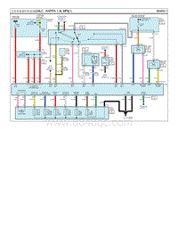 2022焕驰G1.4电路图-自动变速器控制系统