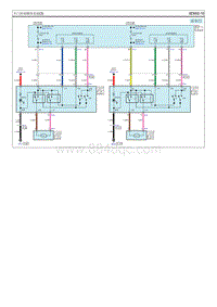 2017起亚KX7电路图G2.0T 车门控制模块系统