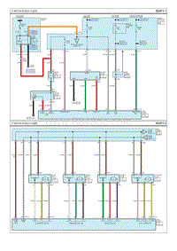 2019起亚KX7电路图G2.0GDI 空调控制系统 自动 