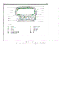2017起亚KX7电路图G2.0GDI后备箱门线束