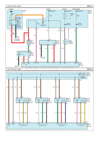 2017起亚KX7电路图G2.0GDI空调控制系统 自动 