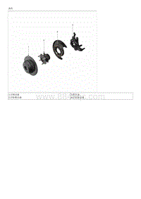 2019起亚KX7 G2.0 GDI-后车桥总成