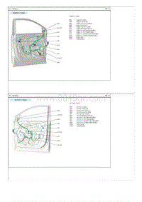 2017起亚KX7电路图G2.0GDI车门线束