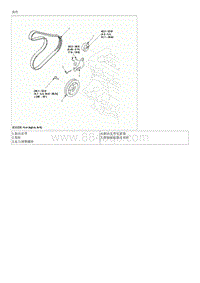 2016起亚KX5维修手册G1.6T-驱动皮带系统