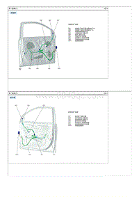 20220奕跑KX1电路图 车门线束