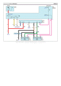 2014起亚K5电路图G2.0 Nu 自动大灯水平调整系统 AHLS 