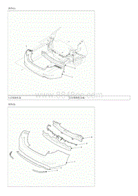 2015起亚K5维修手册G2.0 Nu 保险杠