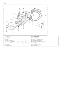 2019起亚K5维修手册G1.6T 后车门