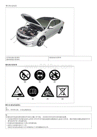 2019起亚K5维修手册G2.0 NU 警告和注意标签