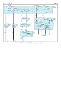 2017起亚K5 HEV电路图-日间行车灯 DRL 