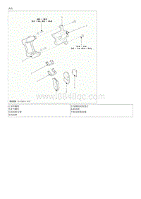 2018起亚K4维修手册G1.6-后盘式制动器