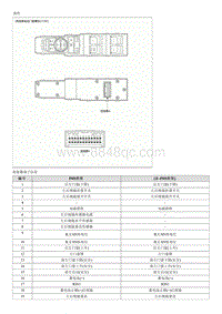 2019起亚K4维修手册G1.8-电动门窗开关