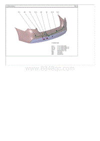 2019起亚K4电路图G1.8 后保险杠线束