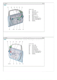 2018起亚K4电路图G1.6 车门线束
