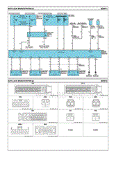 2009锐欧G1.4电路图- ABS 防抱死制动系统 