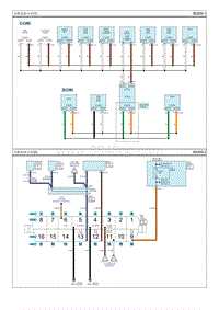 2013福瑞迪G1.6电路图-诊断连接分布