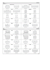 2007狮跑2.0 SOHC电路图-连接器形状