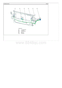 2021起亚K3电路图G1.5 前端模块线束