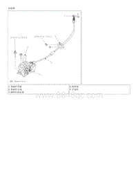 2009领翔G2.0维修 变速杆