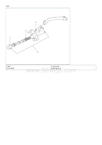 2009领翔G2.0维修 离合器主缸