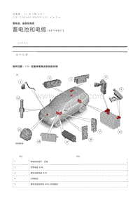 蓄电池和电缆