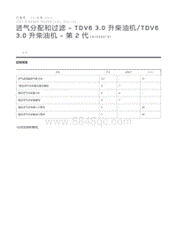 TDV6 3.0 升柴油机 - 第 2 代