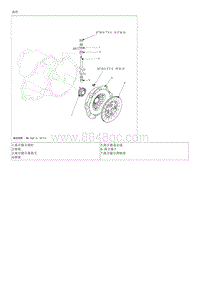 2009领翔G2.0维修 离合器盖和离合器片