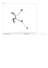 2018起亚K2维修手册G1.6 前轮速传感器