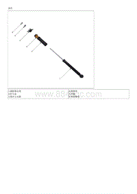 2018起亚K2维修手册G1.4 后减振器