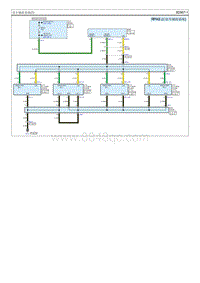 起亚K2维修指南 B121600 后右内侧传感器故障