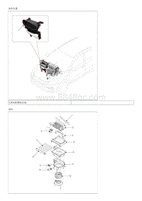 2018起亚K2维修手册G1.4 鼓风机总成