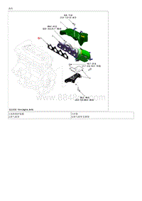 2018起亚K2维修手册G1.6 排气歧管