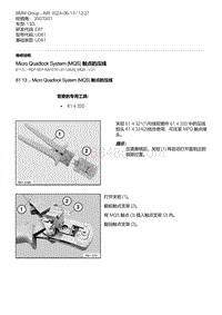 27-Micro Quadlock System MQS 触点的压线