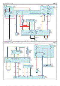 2012起亚K2电路图G1.4 空调控制模块 手动 