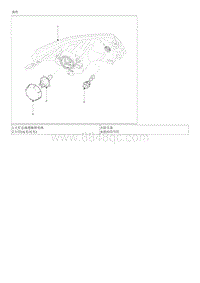 2014起亚K2维修手册G1.4 大灯