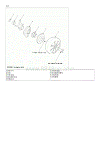 2015起亚K2维修手册G1.6 前轮毂 转向节