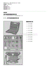 E81- 48-用于导线束修理的专用工具