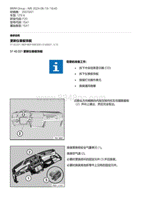 F20底盘125i 4-更新仪表板饰板