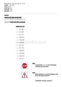 F20底盘125i 2-拆卸和安装 更新 后桥差速器