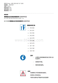 F20底盘125i 1-替换输出法兰的径向密封环 GA8HP50Z 