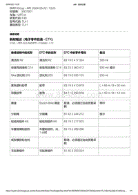 F40底盘128ti 5-耗材概述（电子零件目录 - ETK）