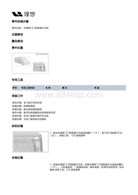 W01-W01-内饰-后门装饰板总成-右滑移门门板氛围灯总成