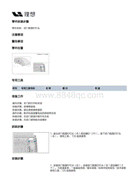 W01-W01-内饰-后门装饰板总成-后门氛围灯灯头