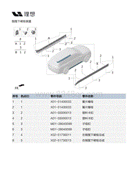 X02-外饰-侧围下裙板装置