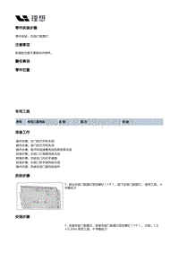 X03-X03-内饰-前门装饰板装置-右前门装饰板部件-右前门氛围灯