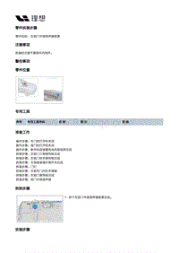 X02-内饰-后门装饰板装置-左后门装饰板部件-左前门中音扬声器面罩