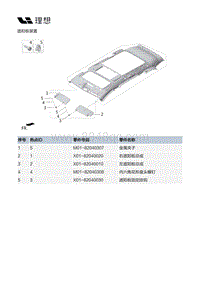 X02-内饰-遮阳板装置