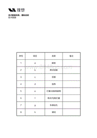 X02-车身-维修信息-图标说明