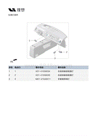 X02-灯具-内部灯具装置-仪表灯部件