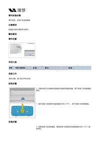 X03-X03-内饰-后背门内饰板装置-后背门应急锁盖板